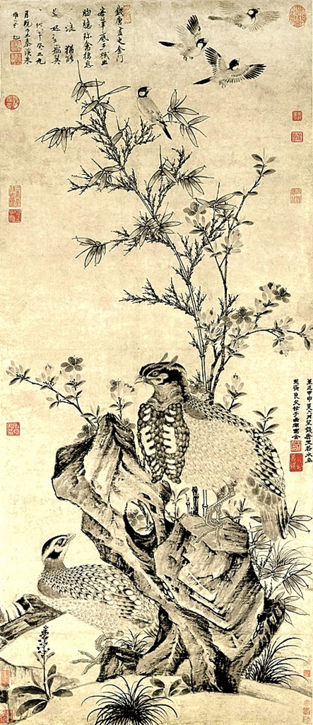 纤毫墨羽载画心——传统花鸟画翎羽技法探微