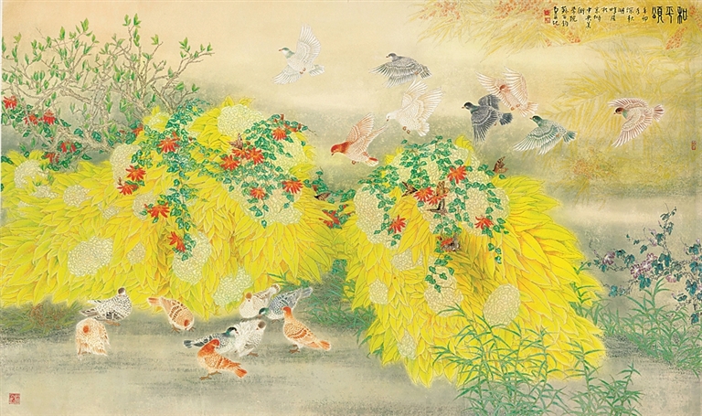 纤毫墨羽载画心——传统花鸟画翎羽技法探微