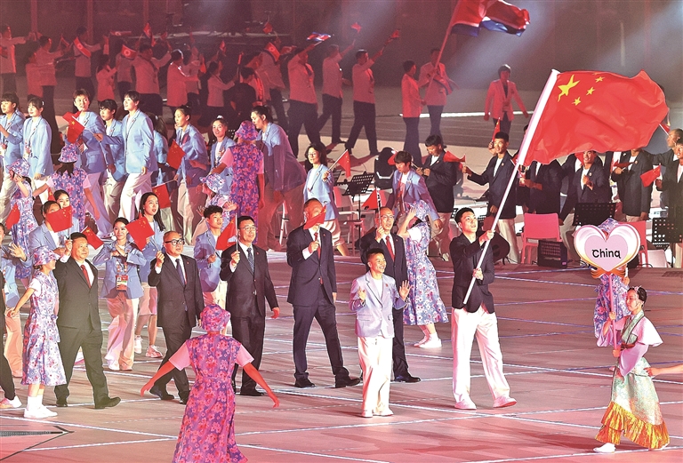 第二十届亚洲运动会在日本名古屋开幕 第二十届亚洲运动会在日本名古屋开幕