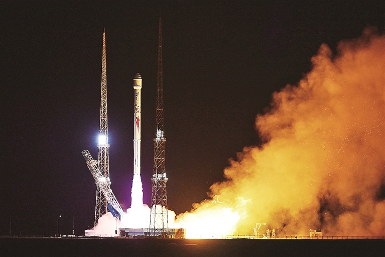 一箭十星！朱雀二号改进型遥四运载火箭发射成功