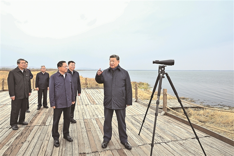 习近平在内蒙古乌兰察布考察时强调 统筹高质量发展和高水平保护 坚定不移走生态优先绿色发展之路