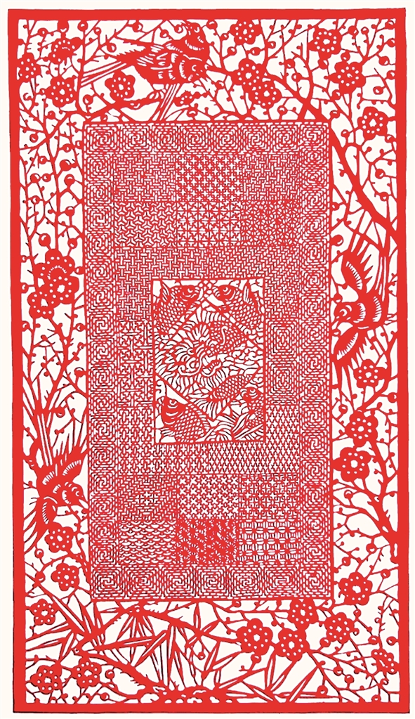 游刀刻毫厘 素纸绽繁花——乐清细纹刻纸的审美意蕴