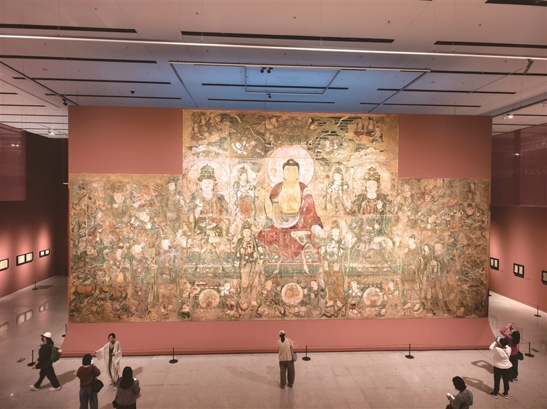 摹壁寻古 丹青致远——《药师佛佛会图》近百年后以传摹形式重返中国 摹壁寻古 丹青致远——《药师佛佛会图》近百年后以传摹形式重返中国