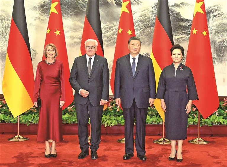 习近平同德国总统施泰因迈尔会谈