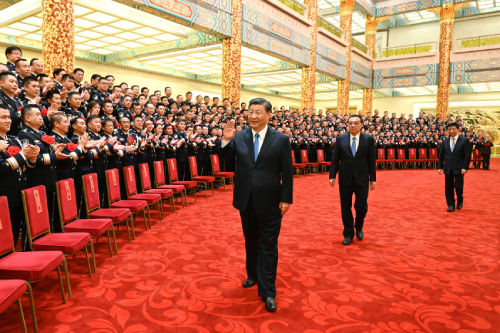 习近平会见全国公安系统英雄模范立功集体表彰大会代表 习近平会见全国公安系统英雄模范立功集体表彰大会代表