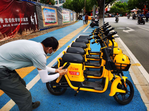 强国电单车推出“360”机制助力城市“创文创卫”