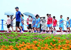海水更清、海滩更净、湿地更没……